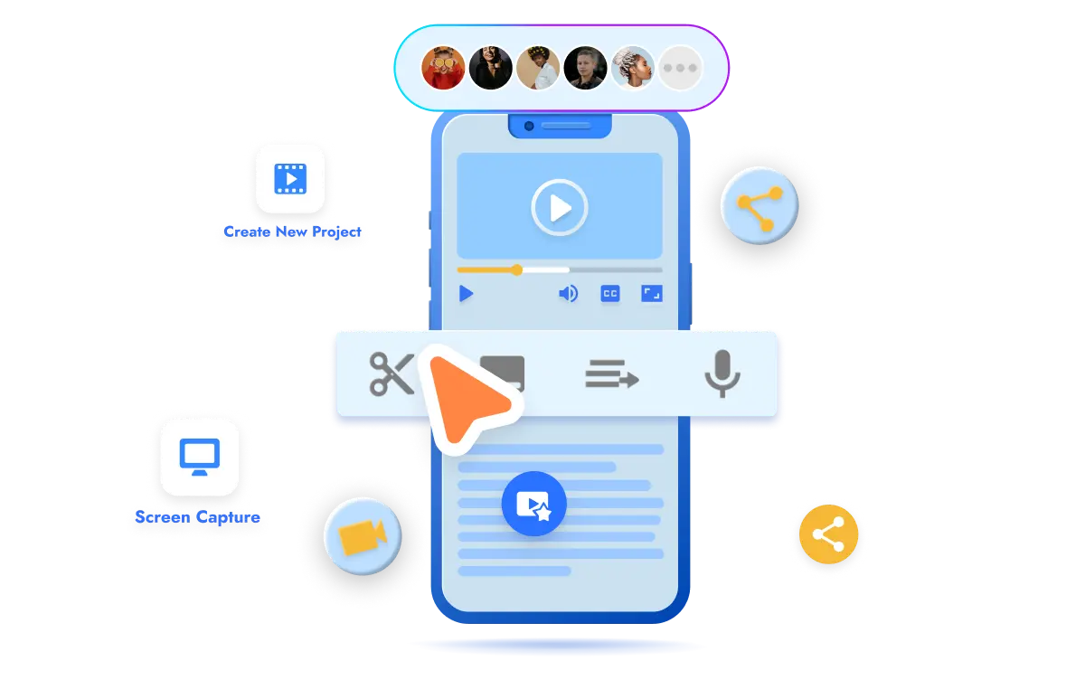 Visla AI short video creator interface showing tools for creating Reels, YouTube Shorts, TikToks, and more.